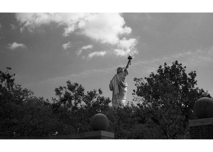 Backside of Statue of Liberty - NYC