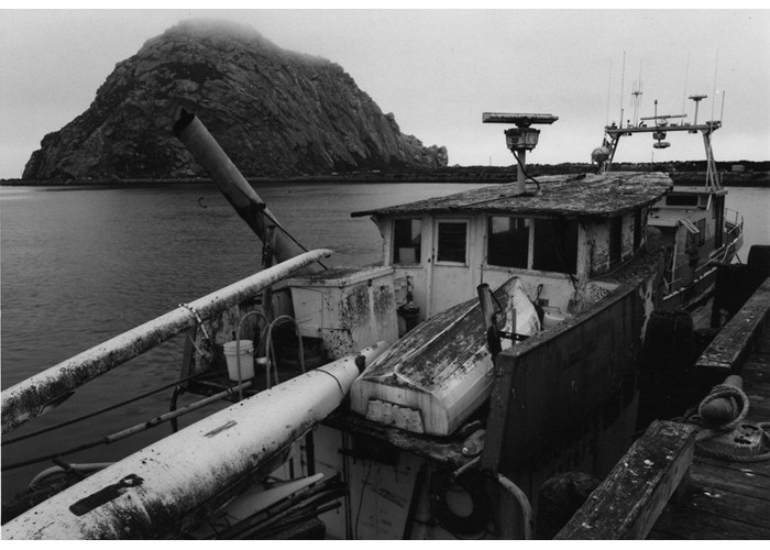 Morro Rock and Fishing boat